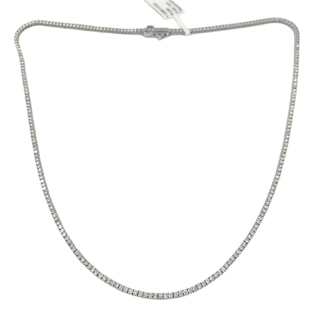 2 Carat Diamond Line Necklace