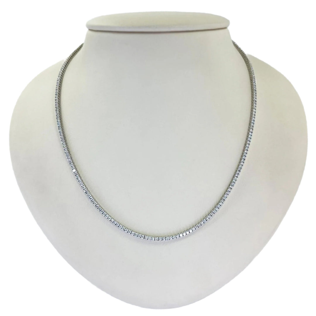2 Carat Diamond Line Necklace