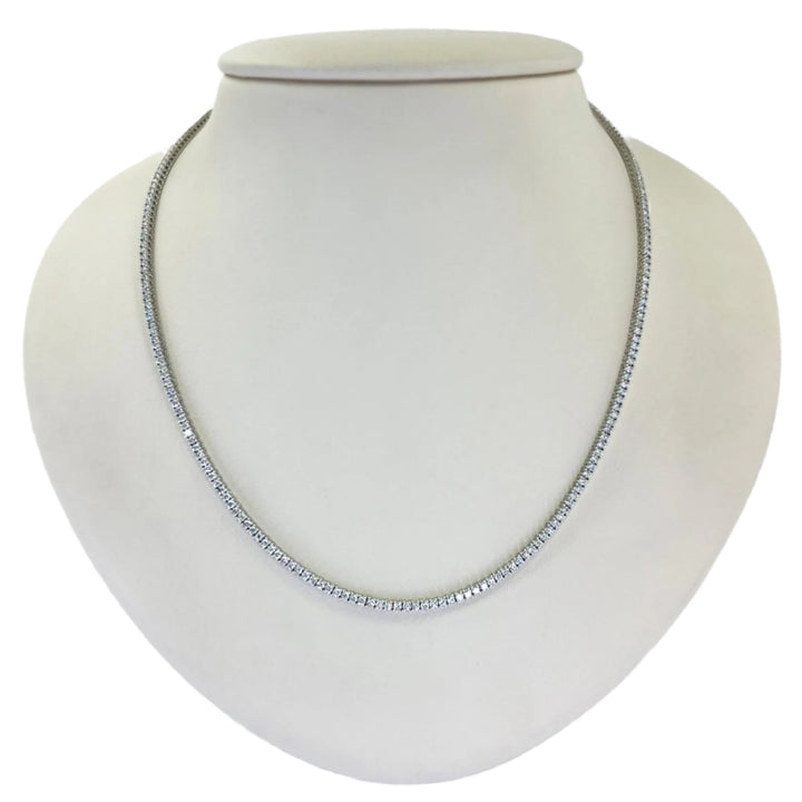 2 Carat Diamond Line Necklace