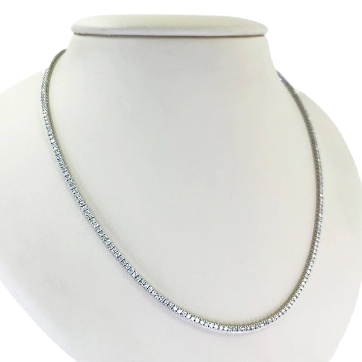 2 Carat Diamond Line Necklace