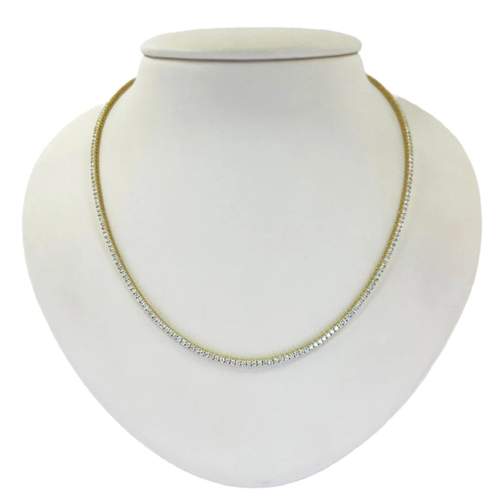 2 Carat Diamond Line Necklace