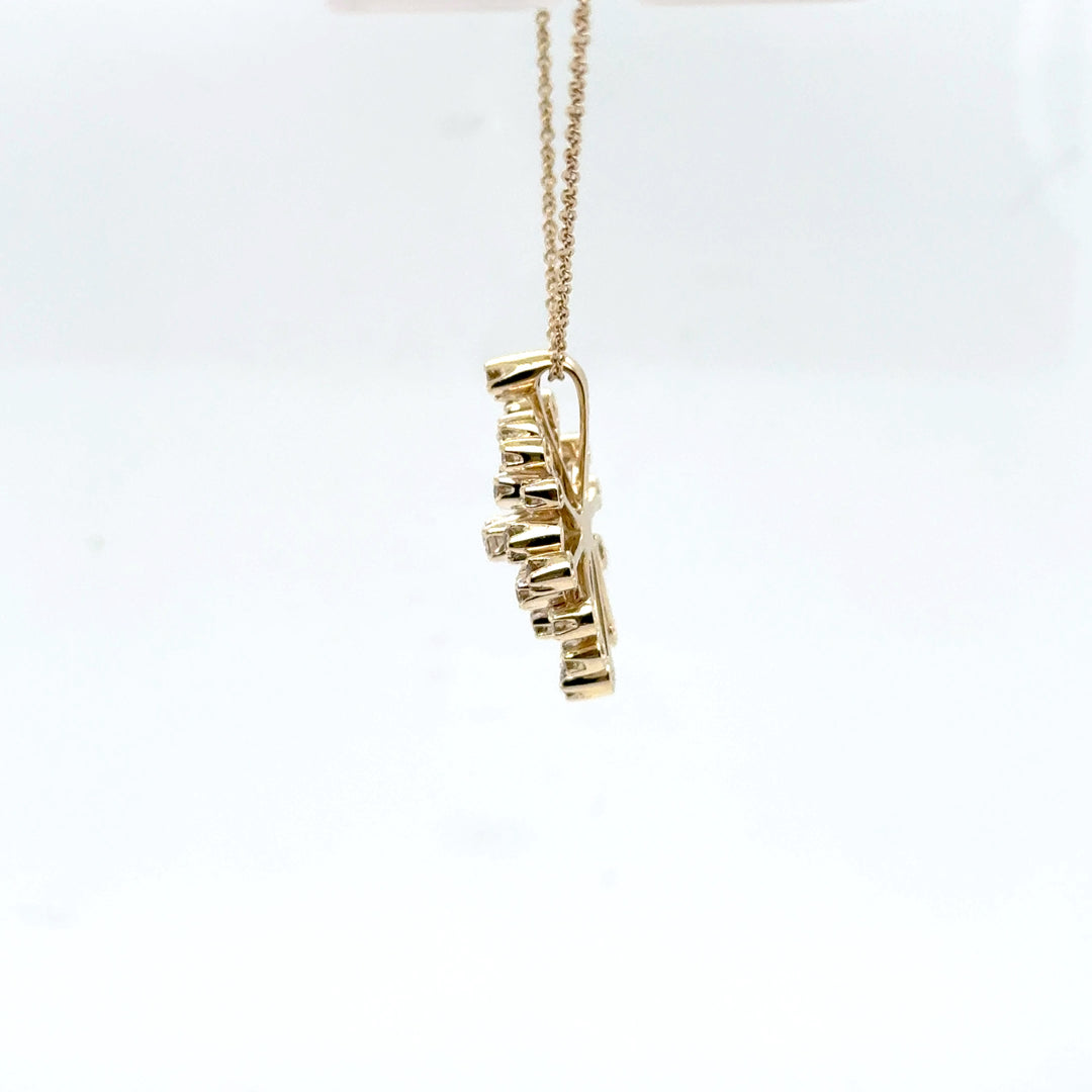 H. Stern 18K Noble Gold Snowflake Necklace