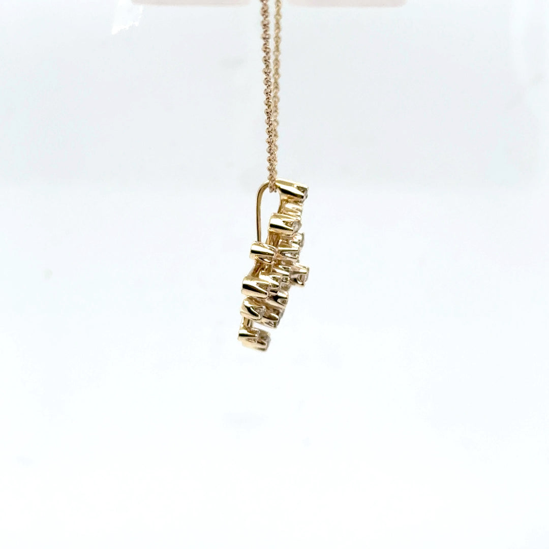 H. Stern 18K Noble Gold Snowflake Necklace