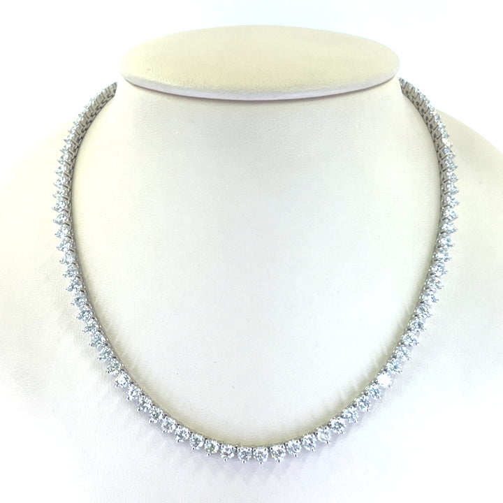 15.00 Carat Diamond Tennis Necklace