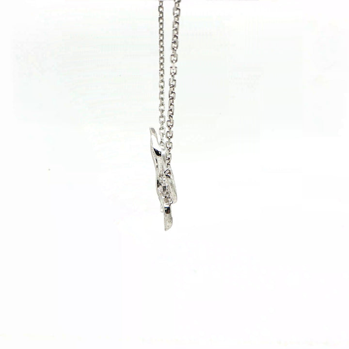 Cartier Caresse D'Orchidees 18K White Gold Diamond Necklace