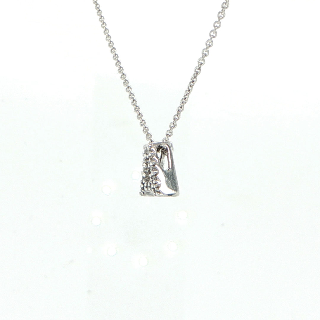 Tiny Initial "A" Necklace