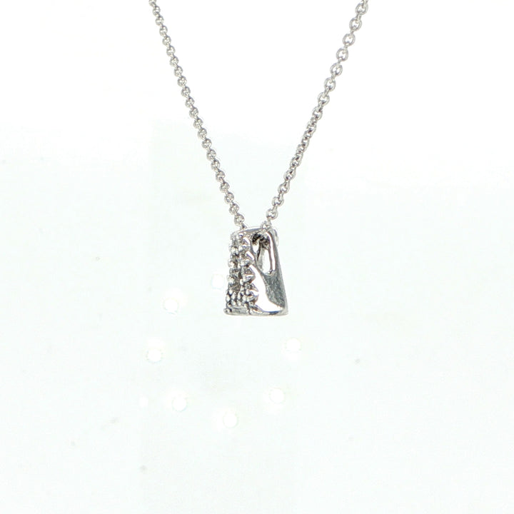 Tiny Initial "A" Necklace