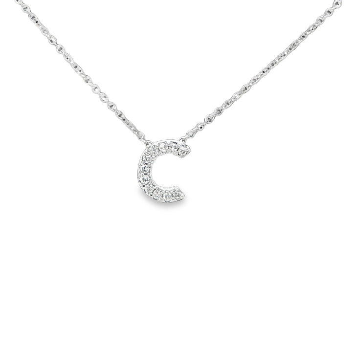 Tiny Treasures Love Letter  ''C'' Necklace