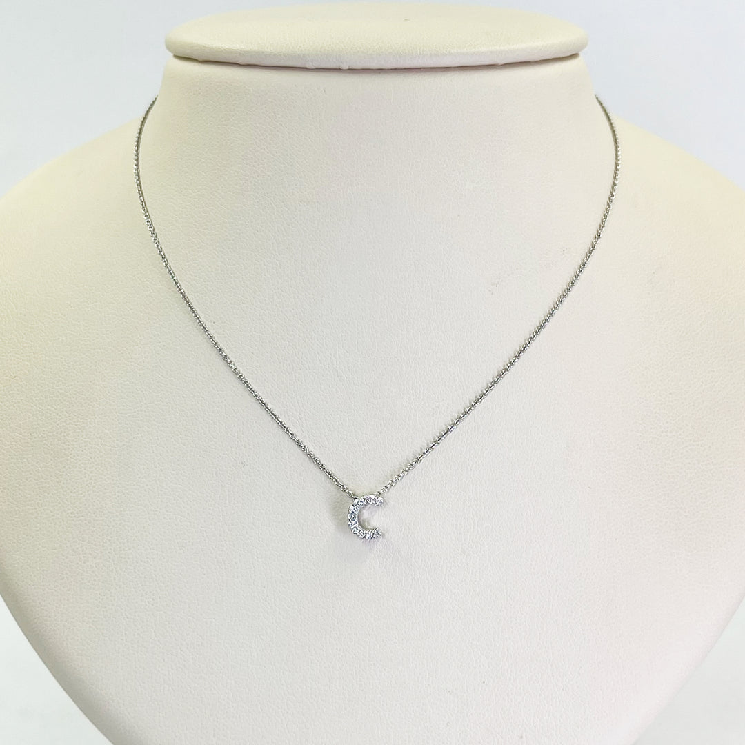 Tiny Treasures Love Letter  ''C'' Necklace