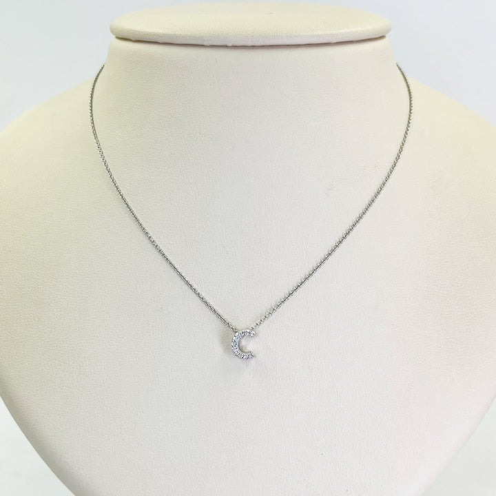 Tiny Treasures Love Letter  ''C'' Necklace