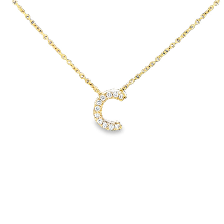 Tiny Treasures Love Letter  ''C'' Necklace