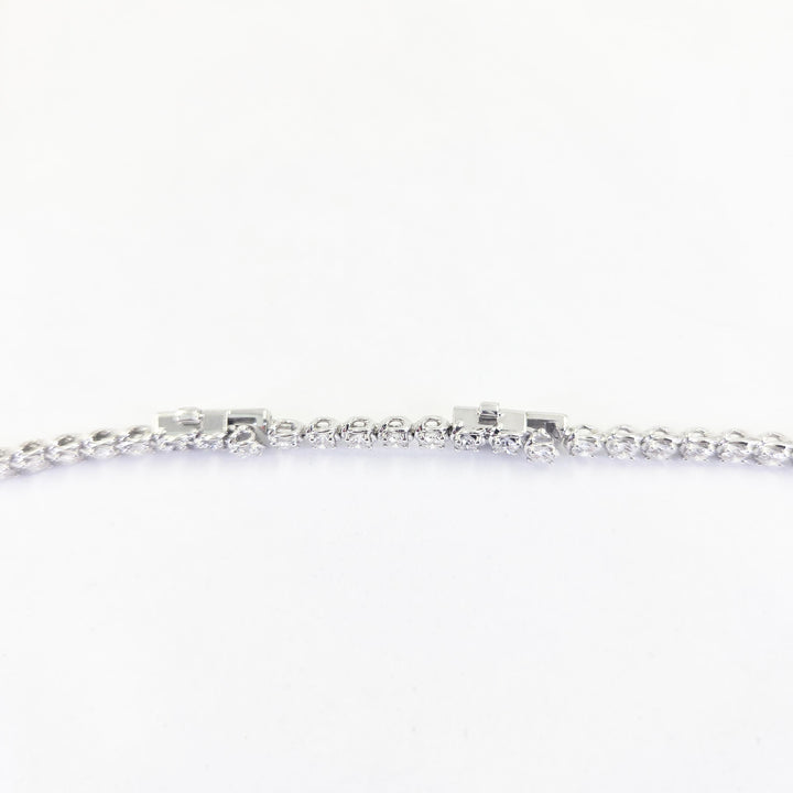 18K White Gold Diamond Necklace