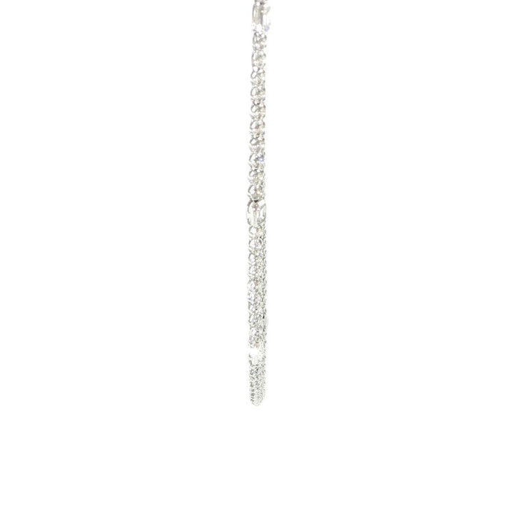 14K White Gold Diamond Tennis Necklace