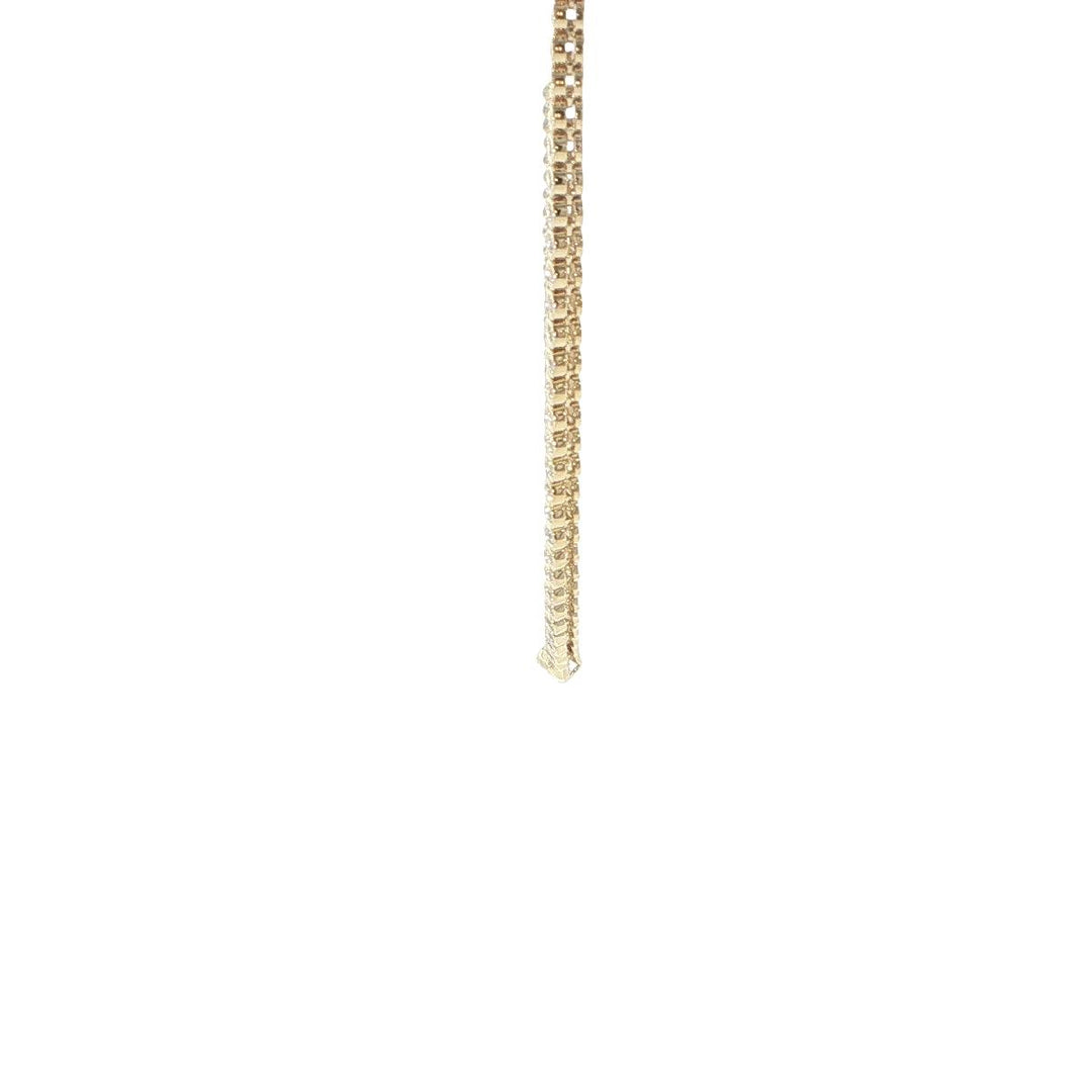 14K Yellow Gold Diamond Necklace