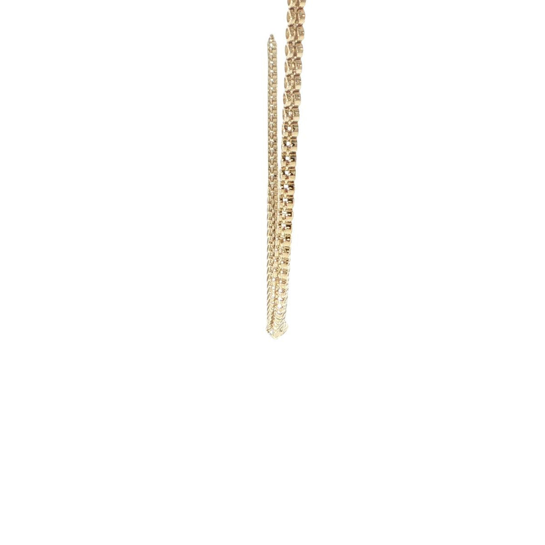 14K Yellow Gold Diamond Necklace