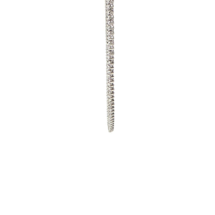 14K White Gold Diamond Tennis Necklace