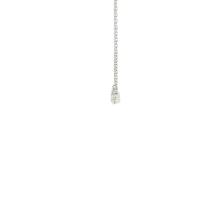 14K White Gold Graduated Diamond Necklace