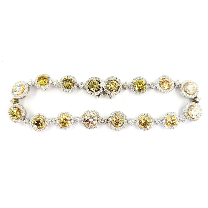 Fancy Colored Diamond Bracelet