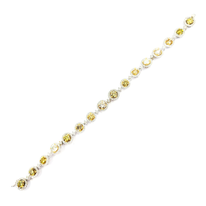 Fancy Colored Diamond Bracelet