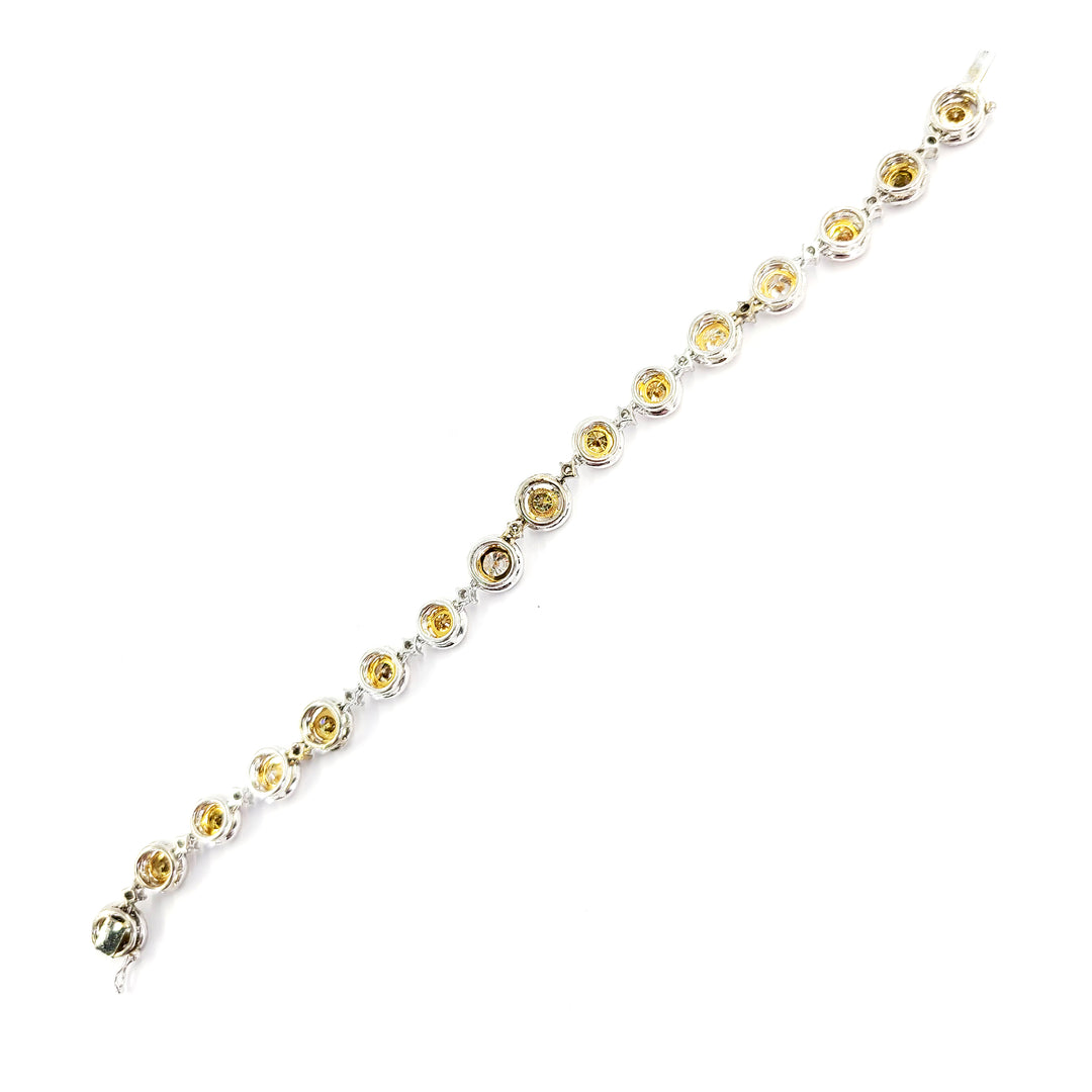 Fancy Colored Diamond Bracelet