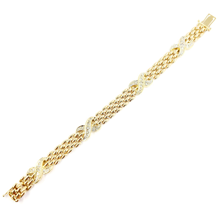 Diamond X Station Bracelet