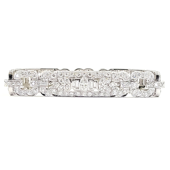 Wide Diamond Bracelet