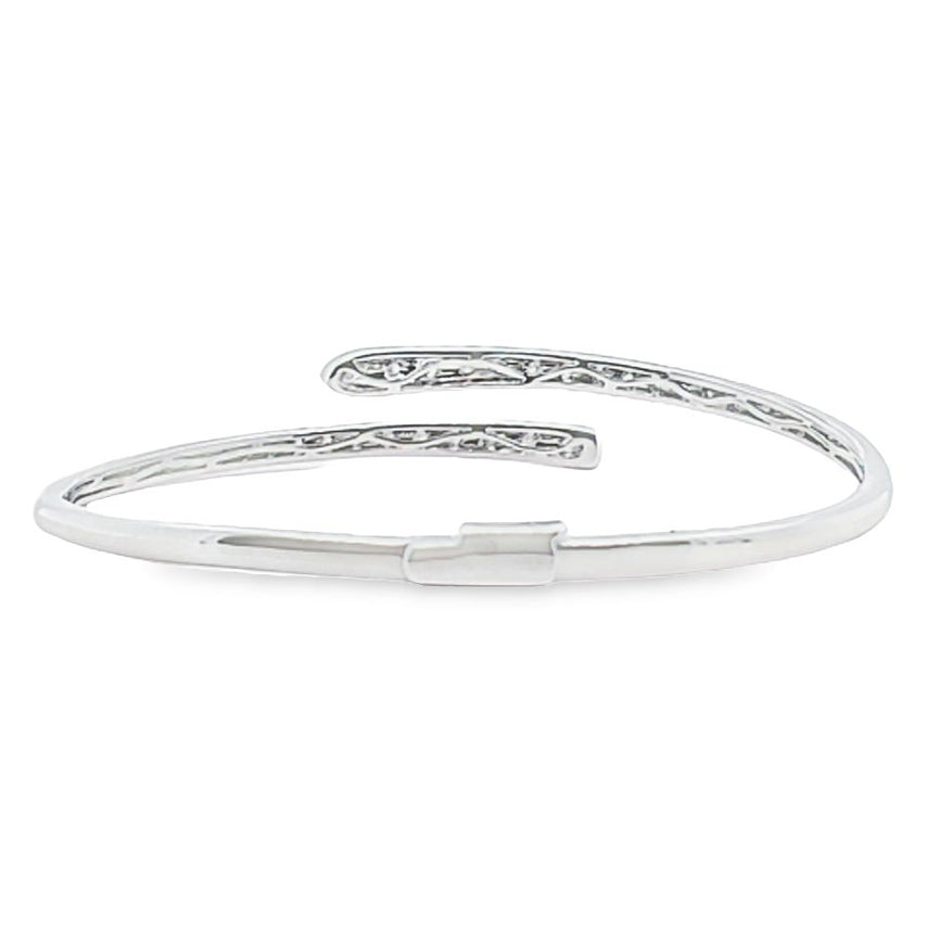 2.22 Carat Diamond Bypass Bangle