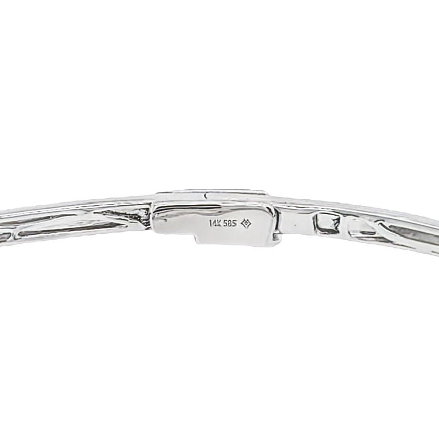 2.22 Carat Diamond Bypass Bangle