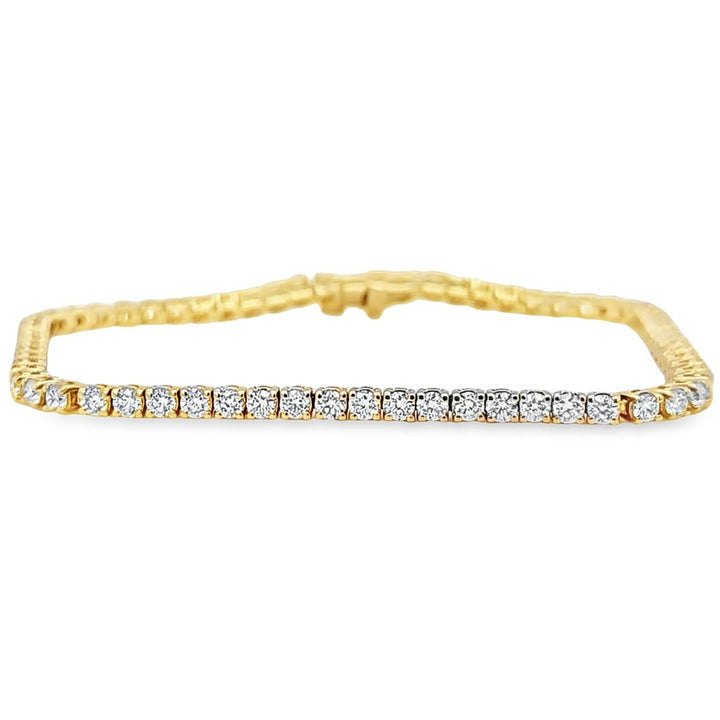 3.04 Carat Diamond Tennis Bracelet