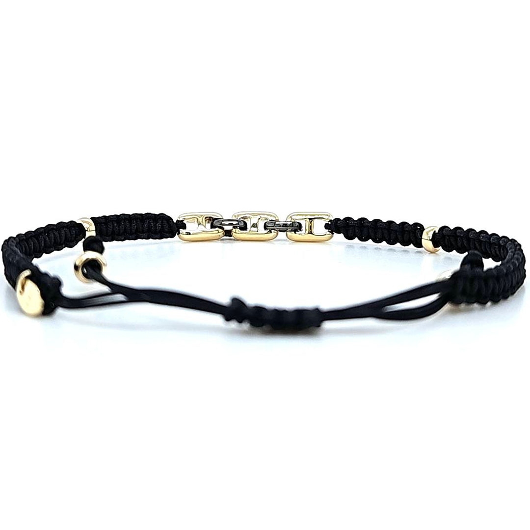 Black Diamond Link Bracelet
