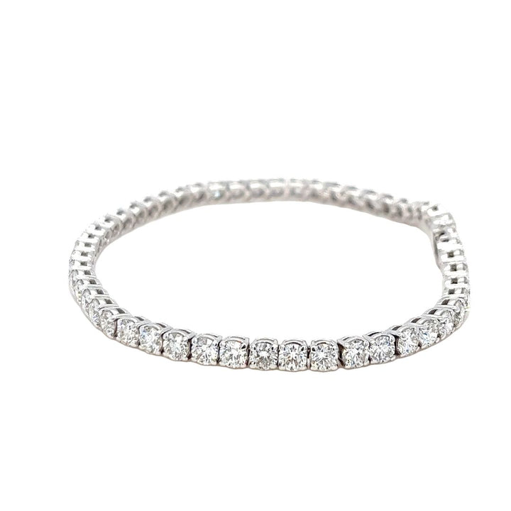 7.60 cttw White Gold Diamond Tennis Bracelet