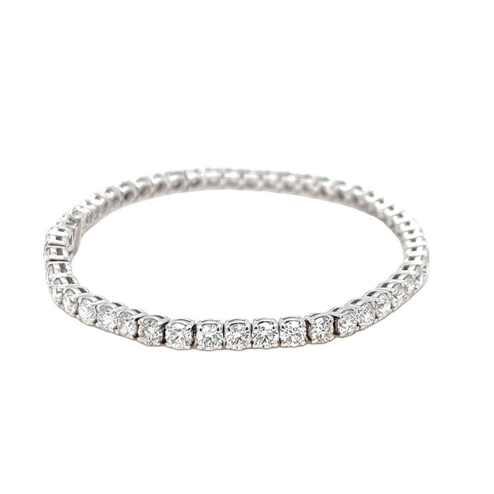 7.60 cttw White Gold Diamond Tennis Bracelet