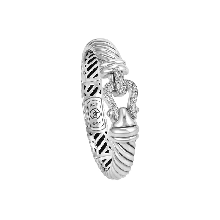 David Yurman Sterling Silver Diamond Bracelet