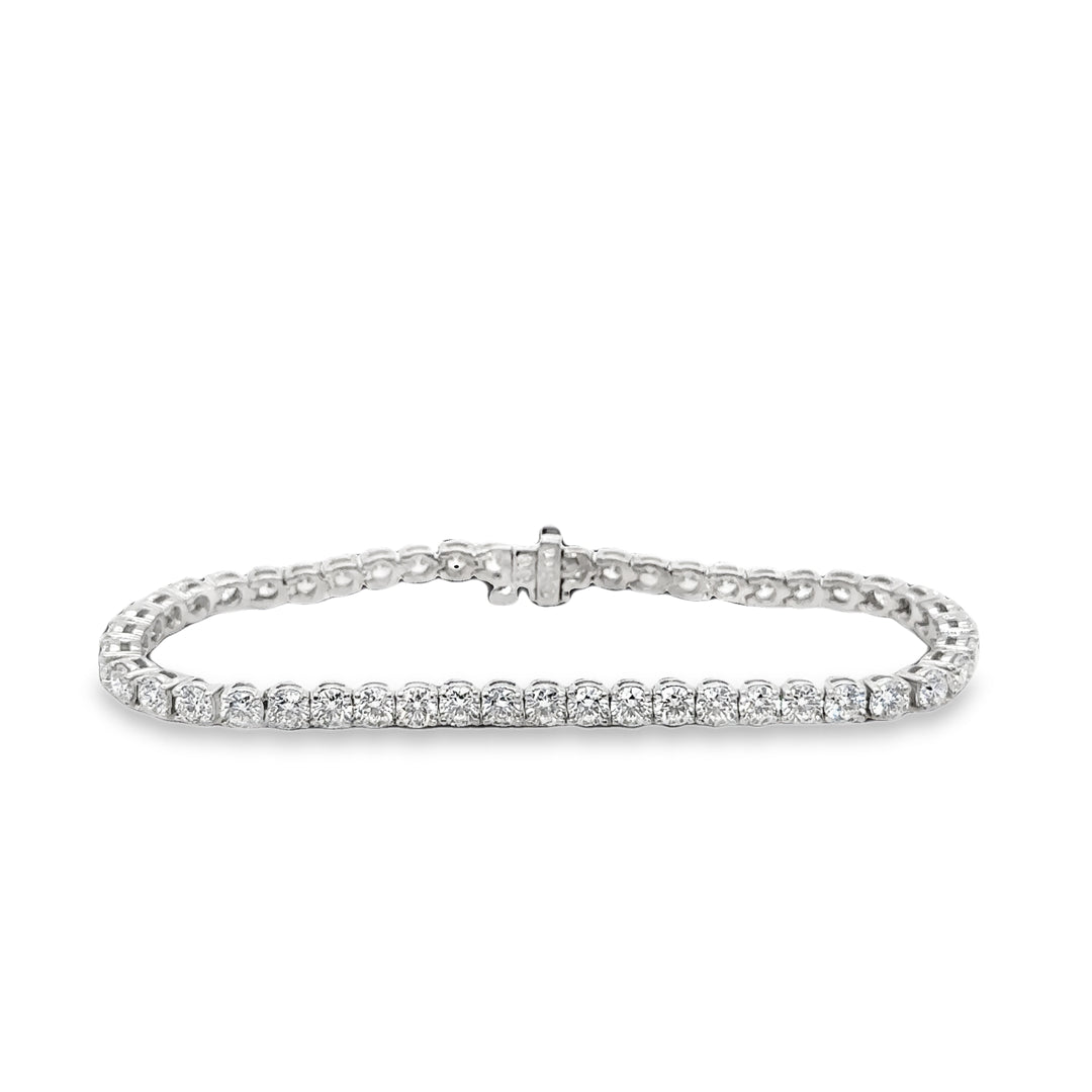 14K 4-Prong Tennis Bracelet