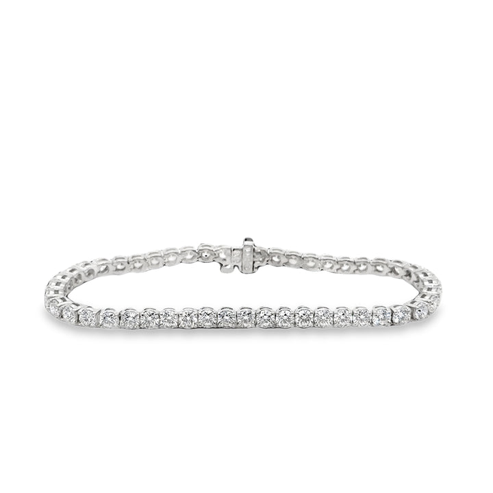14K 4-Prong Tennis Bracelet