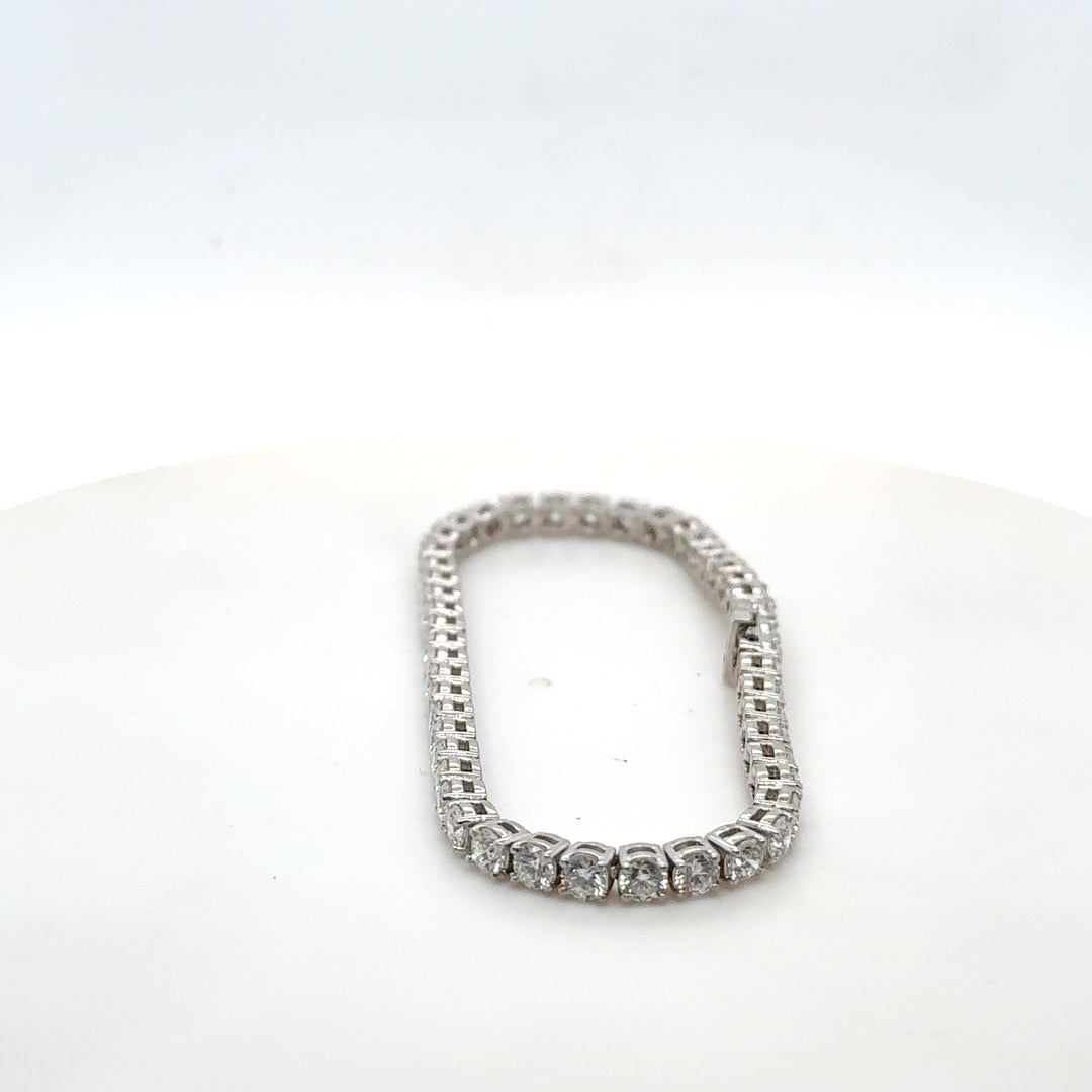 14K 4-Prong Tennis Bracelet