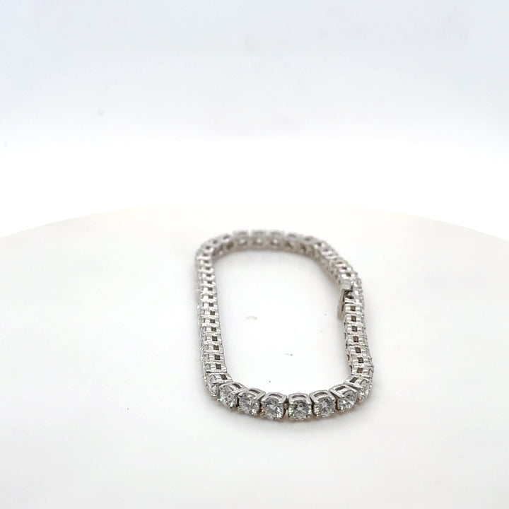 14K 4-Prong Tennis Bracelet