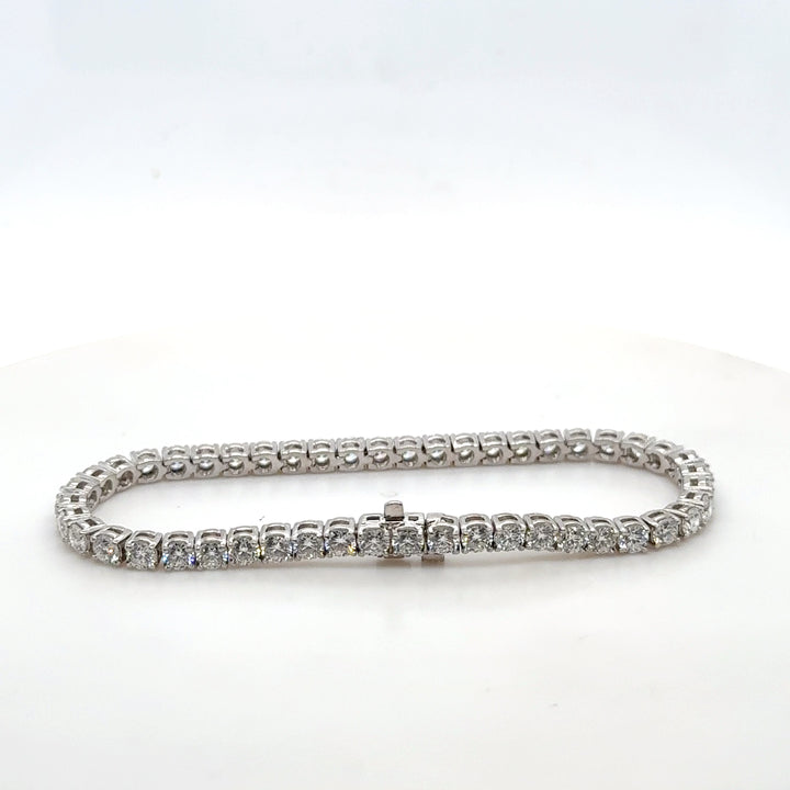 14K 4-Prong Tennis Bracelet