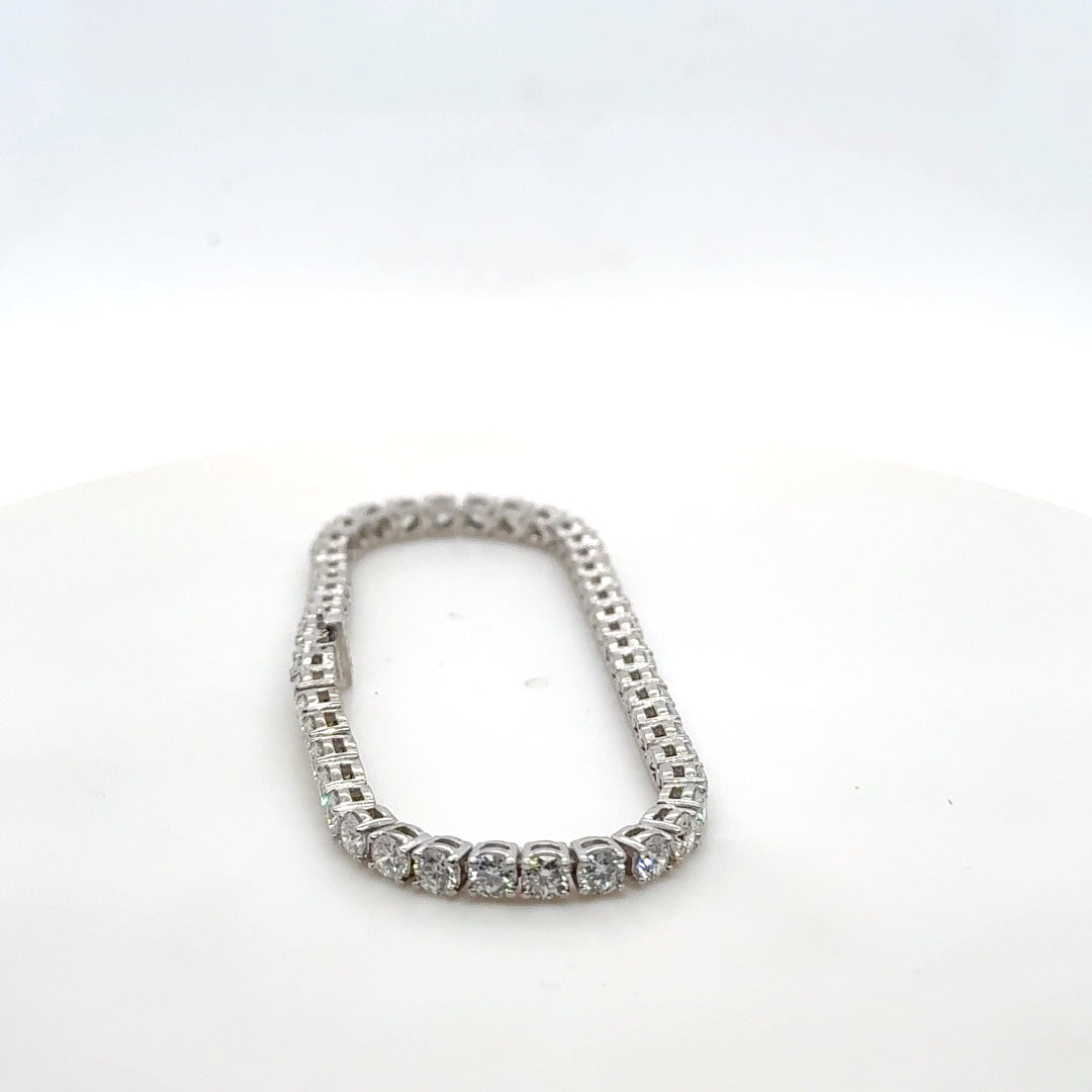 14K 4-Prong Tennis Bracelet