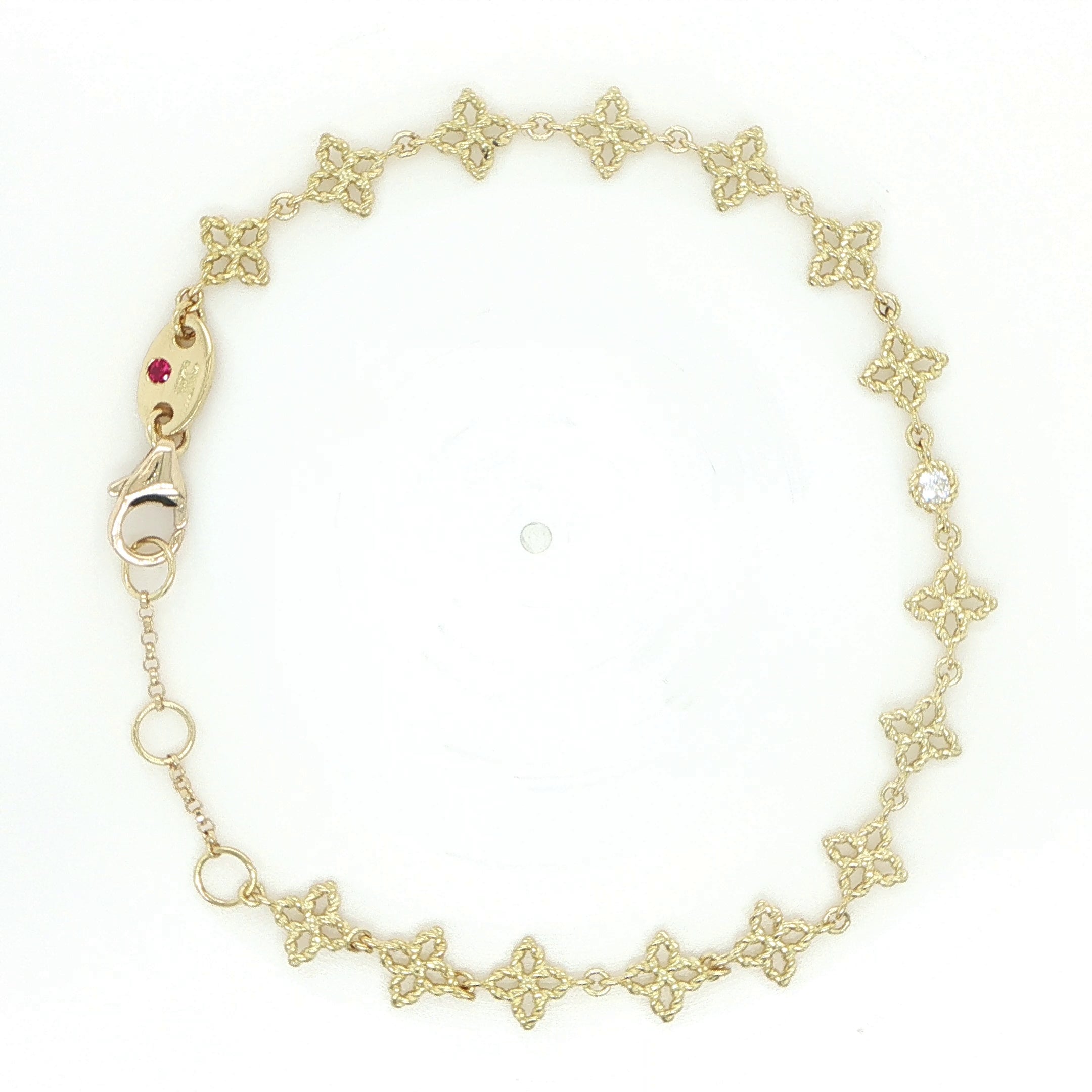 14mm 14K Yellow Gold Diamond Bracelet – Jae's Jewelers