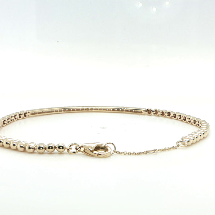 14K Gold Diamond Line Bracelet
