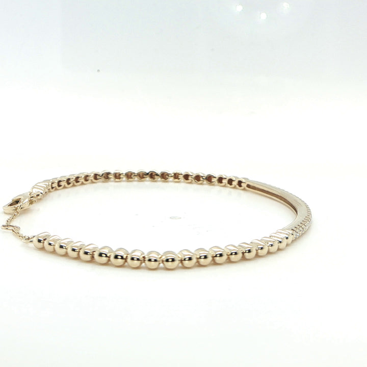14K Gold Diamond Line Bracelet
