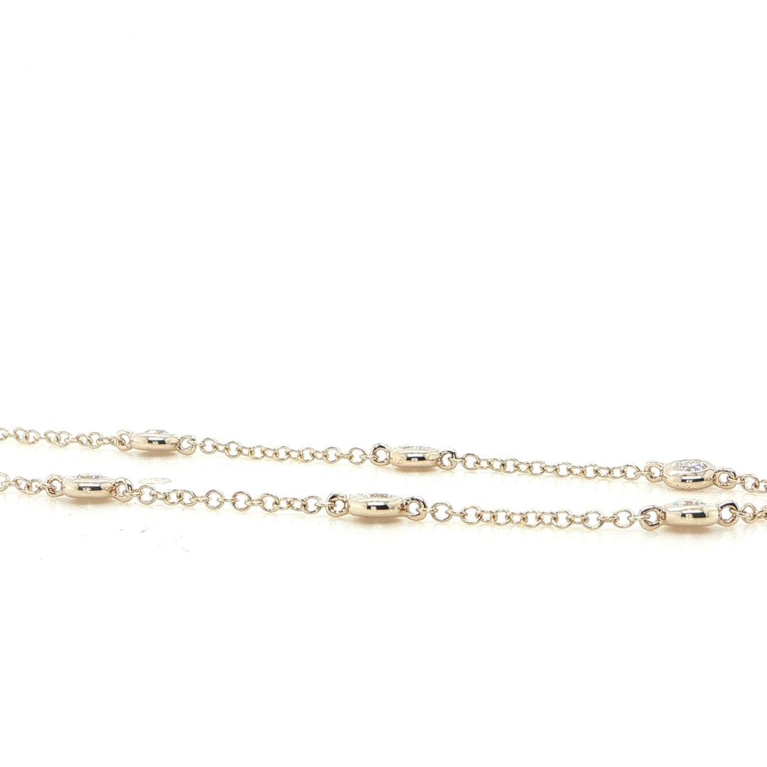 Majolie 14K Yellow Gold Diamond By the Yard Bracelet