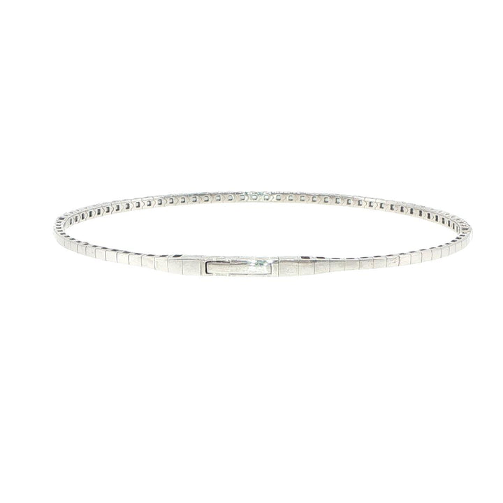 14K White Gold Diamond Bracelet