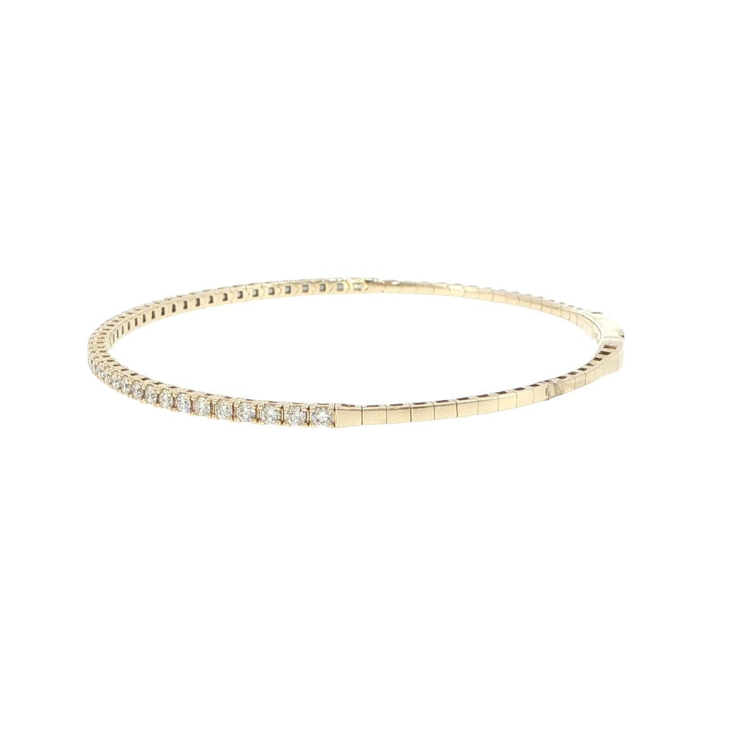 14K Yellow Gold Diamond Bracelet