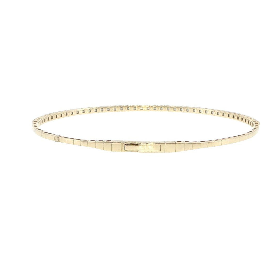14K Yellow Gold Diamond Bracelet