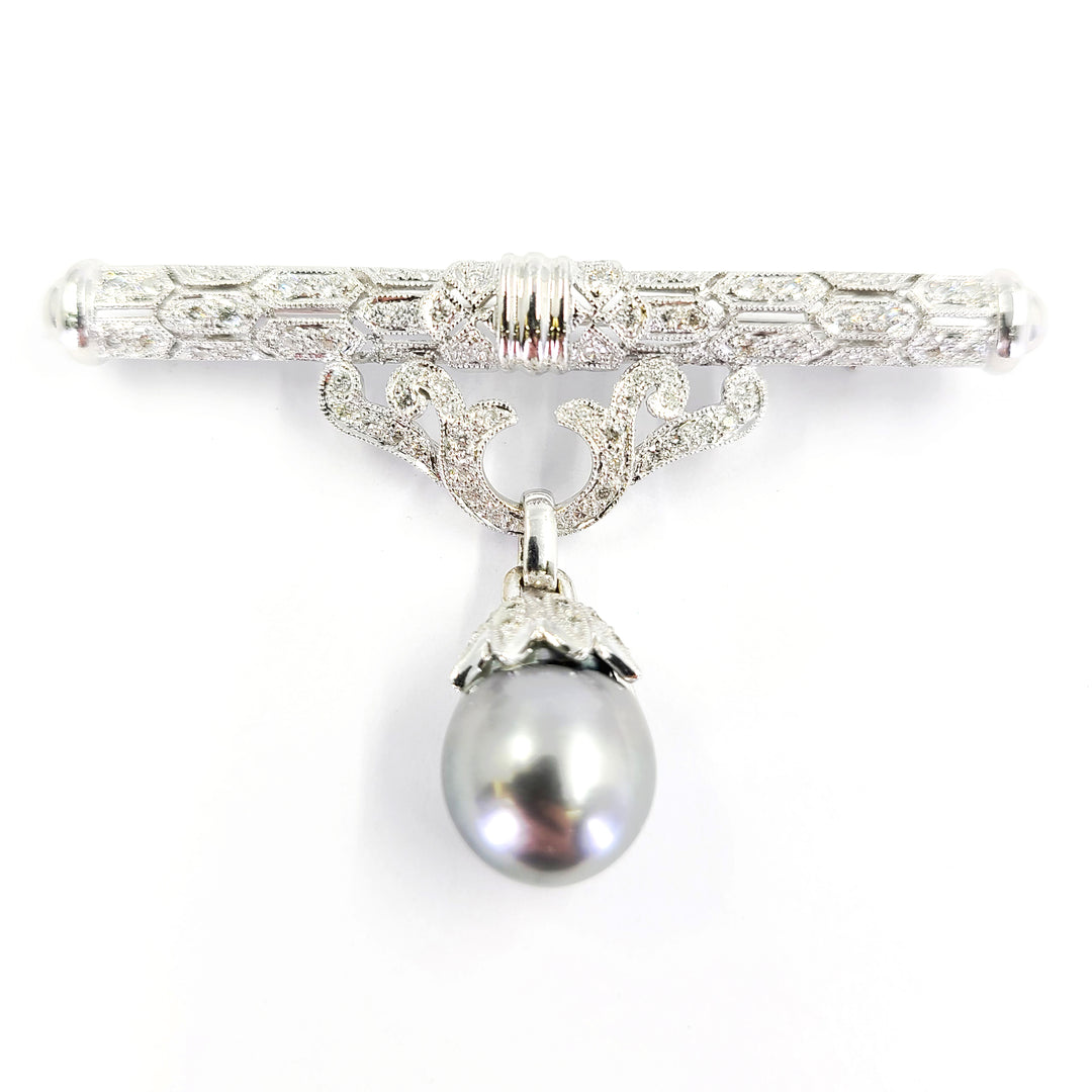 Pearl Bar Pin