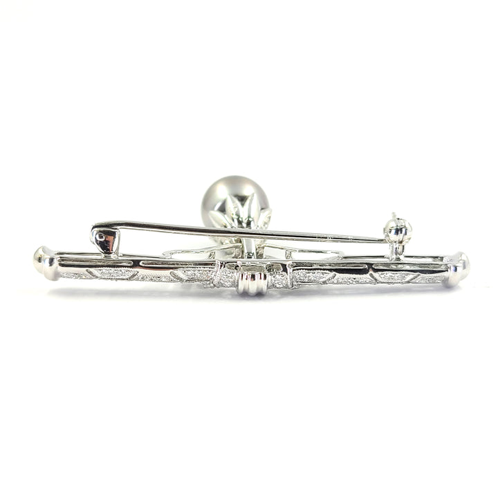 Pearl Bar Pin