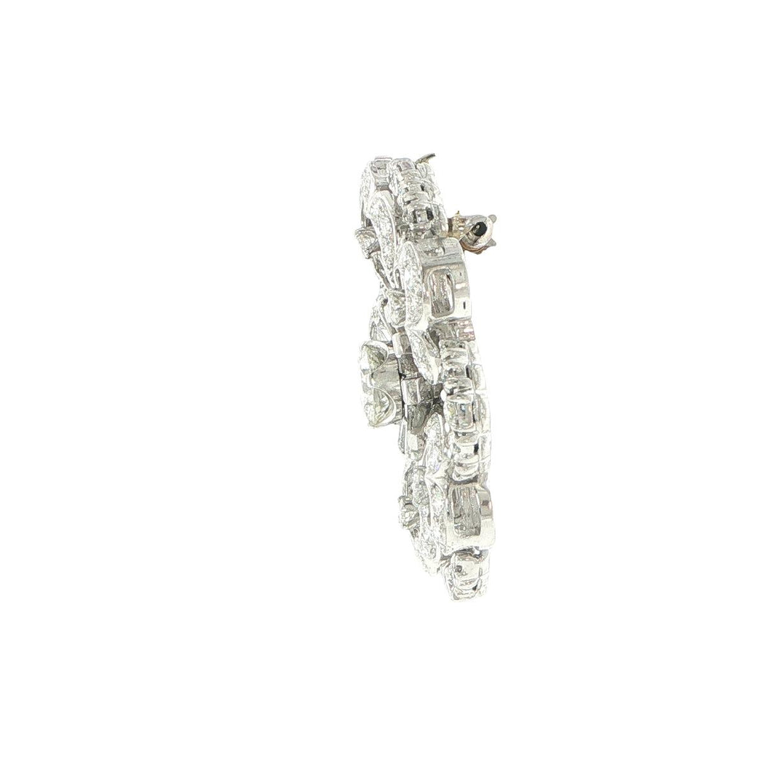 Vintage Platinum Diamond Pin