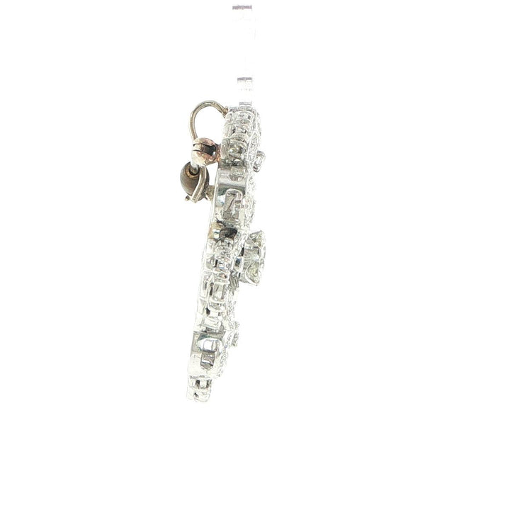 Vintage Platinum Diamond Pin